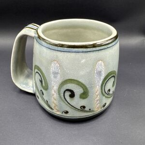 VTG Ken Edwards XL Coffee/Soup Mug Mexican Pottery Handmade 4”